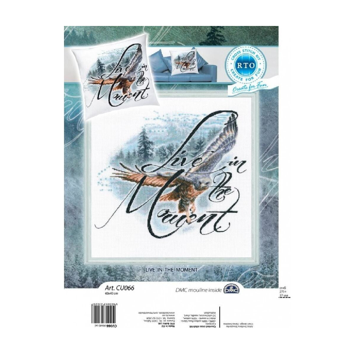 Kit de punto de cruz. Vivir el Momento - CU066 RTO