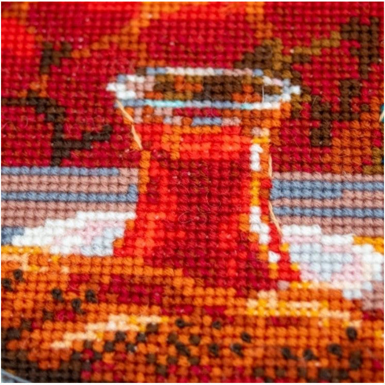 Kit de punto de cruz Riolis 2342 – Istanbul Cats, gatos en Estambul, 40 × 30 cm