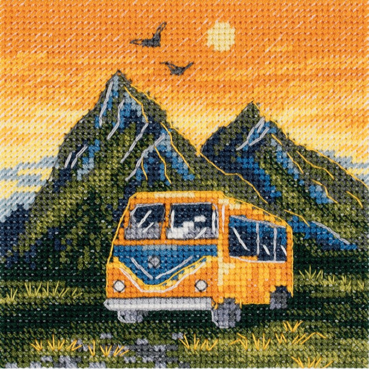 Kit de Punto de Cruz Klart KL8-511 "Viaje al Atardecer"