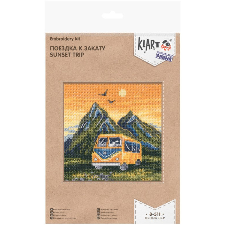 Kit de Punto de Cruz Klart KL8-511 "Viaje al Atardecer"