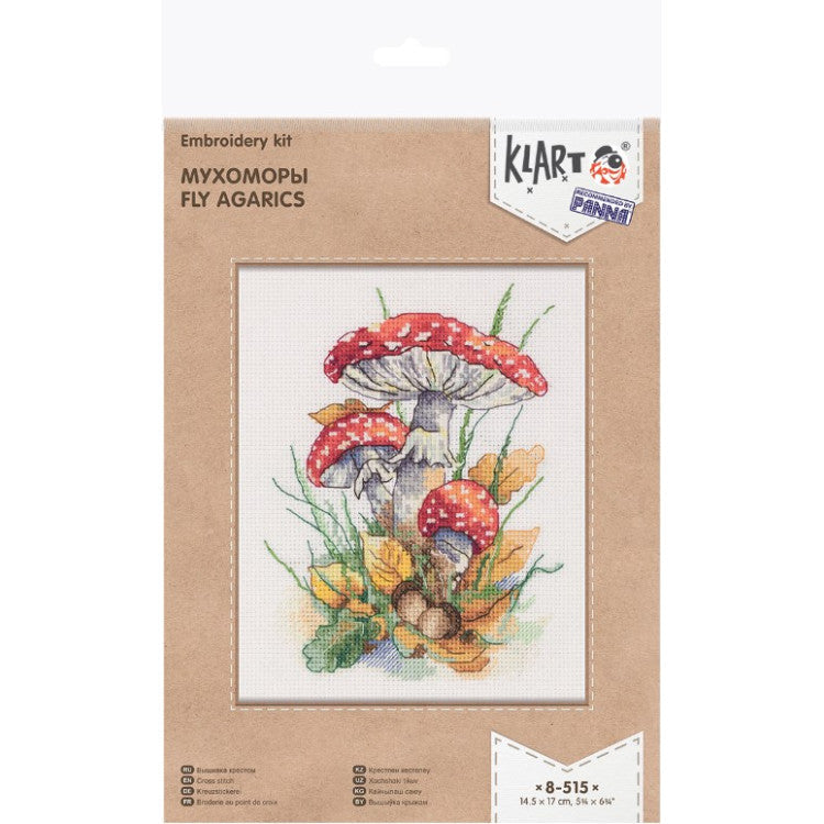 Kit de Punto de cruz Klart KL8-515 "Bosque de Amanitas Encantadas"