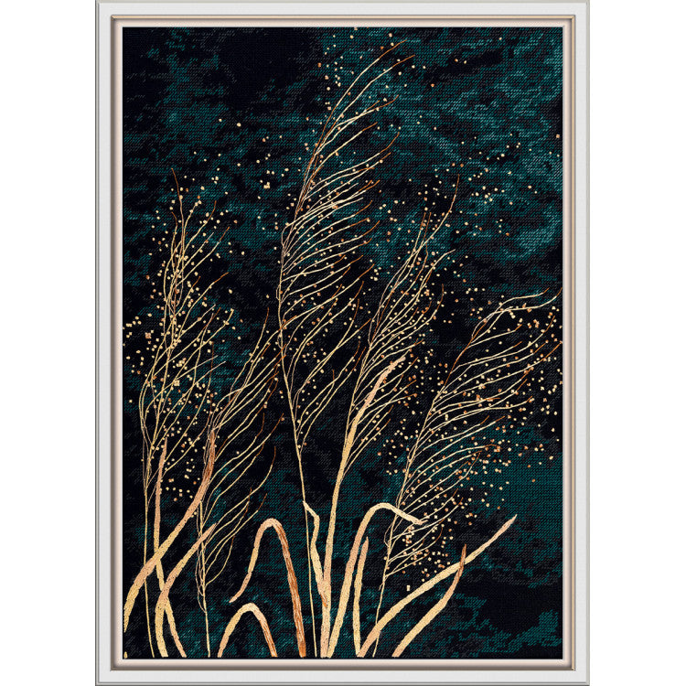 Kit de punto de cruz PANNA “Espigas doradas” PPS-7458