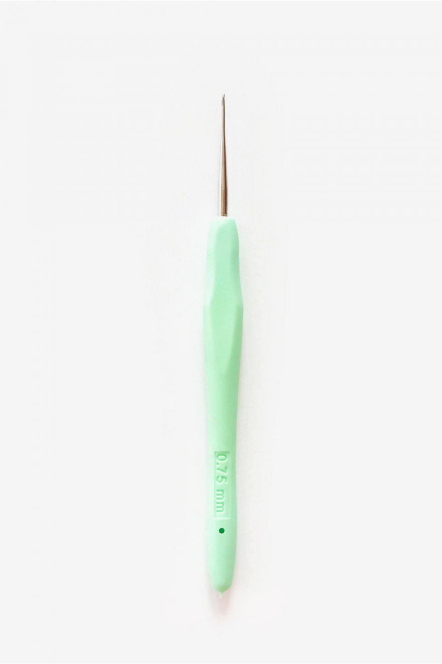 DMC Crochet Hook - Aluminum Crochet Hooks with Ergonomic Handle for High Quality Knitting