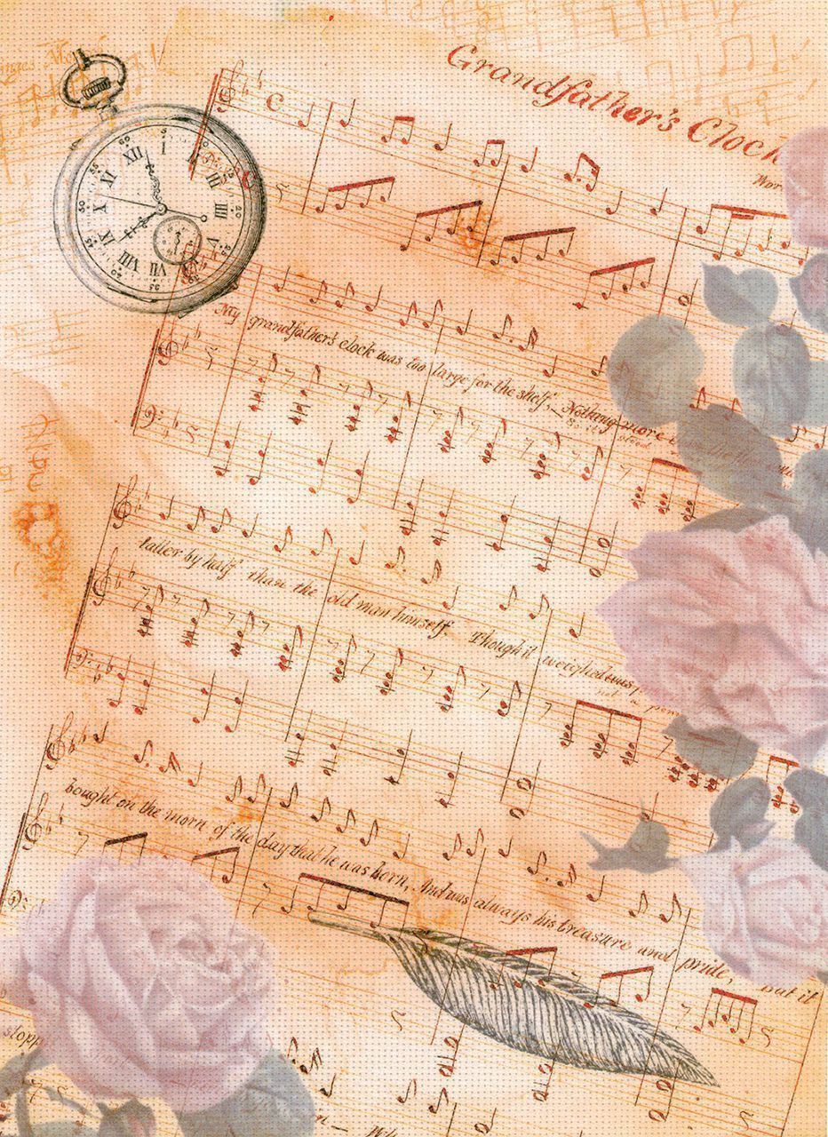 16 Count Aida Fabric "Vintage Melody" SKD16-211 by MP-Studia