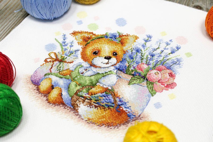 Kit de Punto de Cruz 'Sueños de Lavanda' - SNV-827 Mp Studia