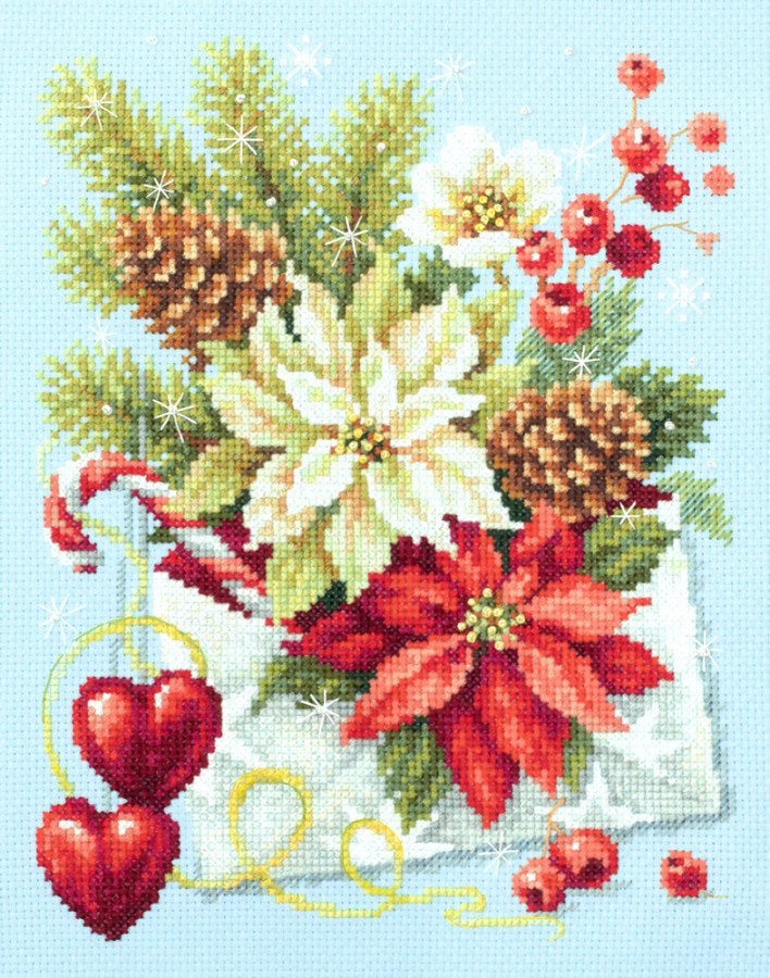 100-241 Frohe Weihnachten. Magic Needle Kreuzstichset
