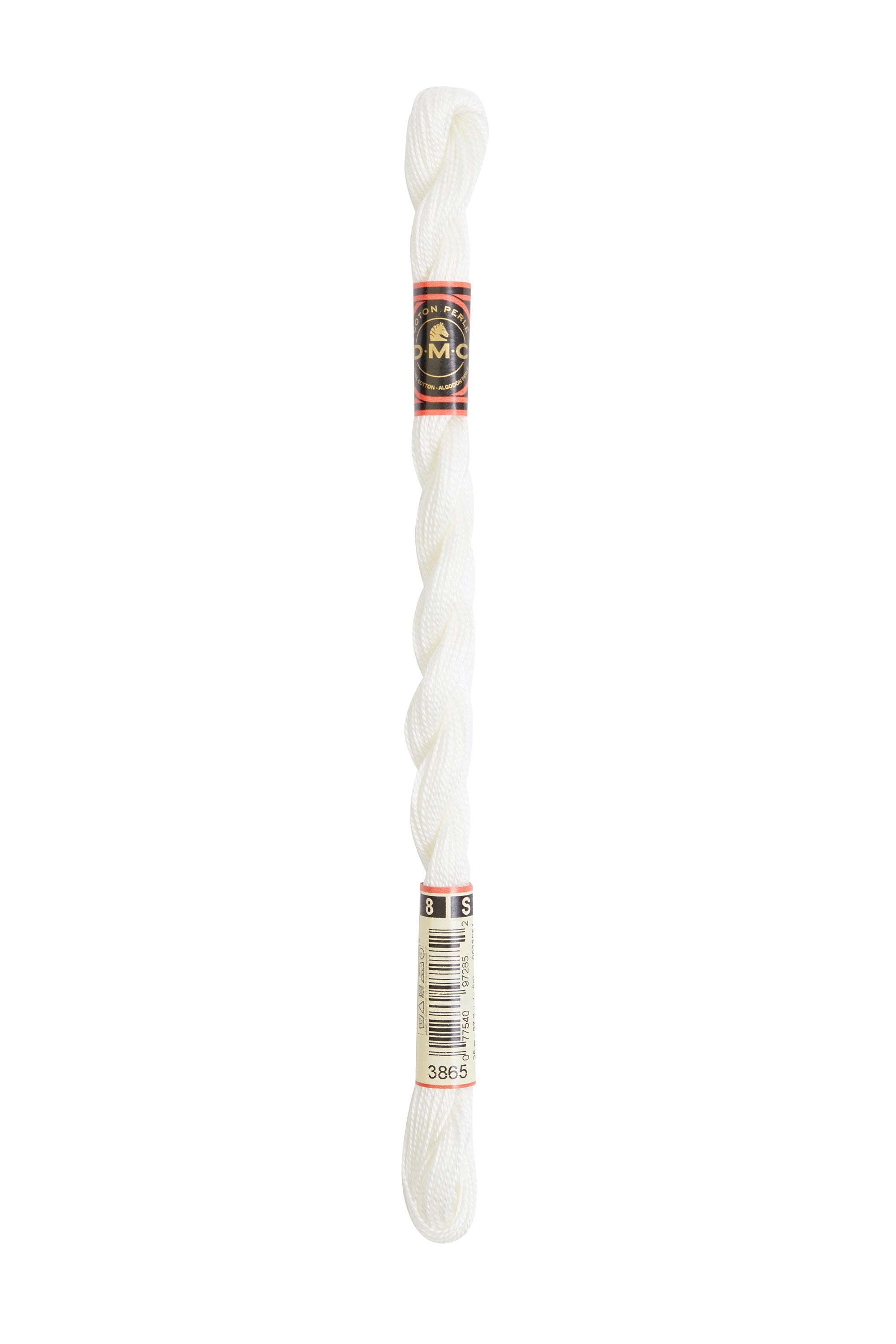 3865 Strang PERLÉ SMALL DMC COTTON, Stärke: 8, 25 m, für Hardanger-Stickerei
