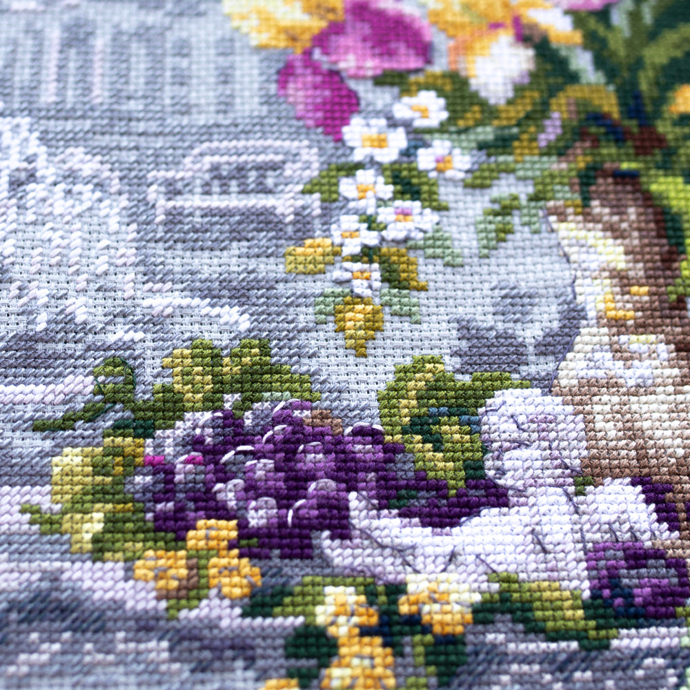 210-206 Romance de la Noche Blanca. Kit de Punto de Cruz Magic Needle