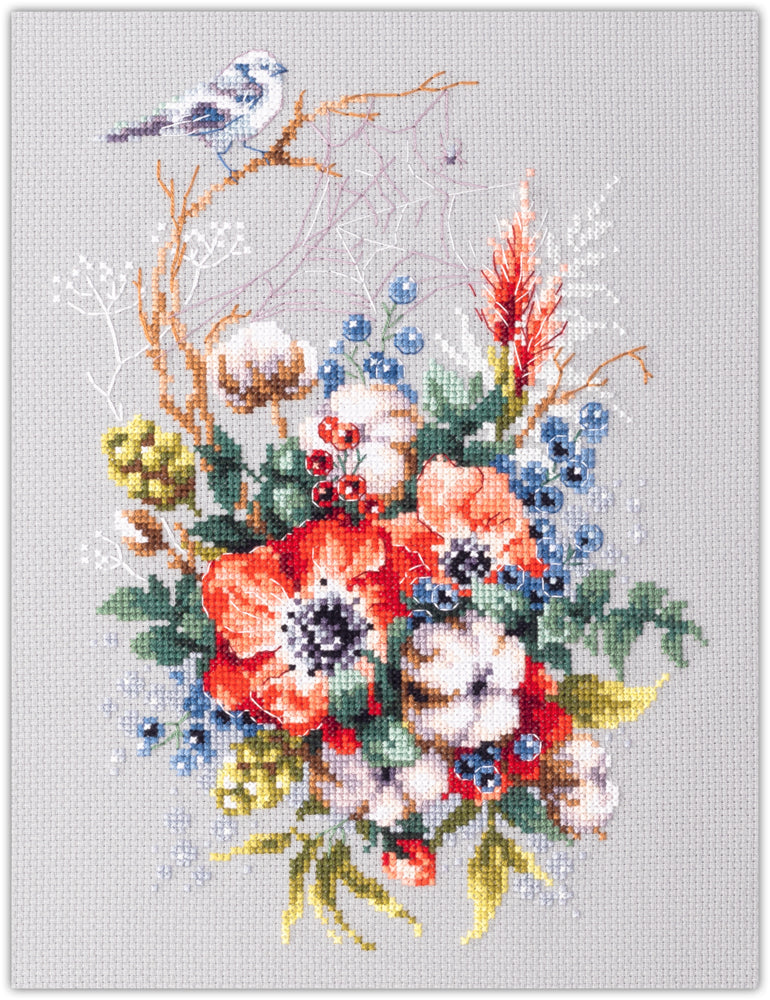Mohn und Baumwolle. Magic Needle Kreuzstichset 210-301