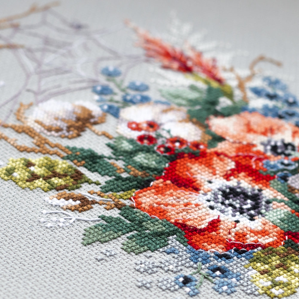 Mohn und Baumwolle. Magic Needle Kreuzstichset 210-301