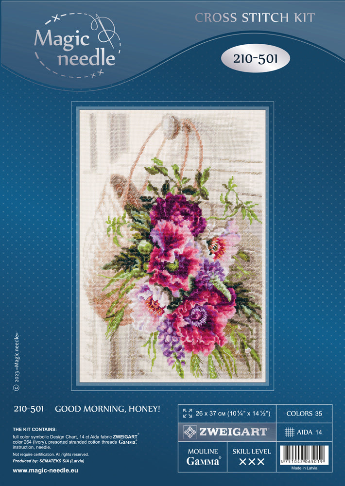 Magic Needle Cross Stitch Kit - Good Morning, Honey! 210-501