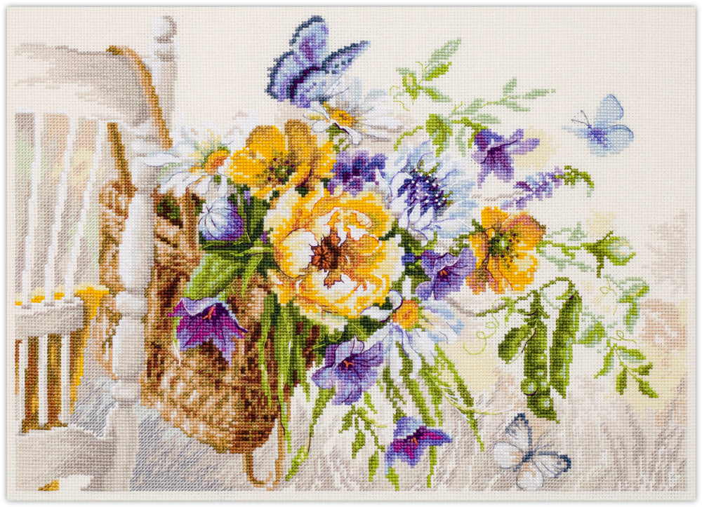 Magic Needle Cross Stitch Kit - Summer Basket, 210-502