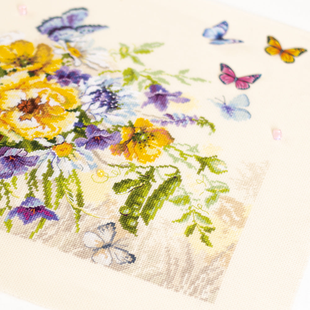 Magic Needle Cross Stitch Kit - Summer Basket, 210-502