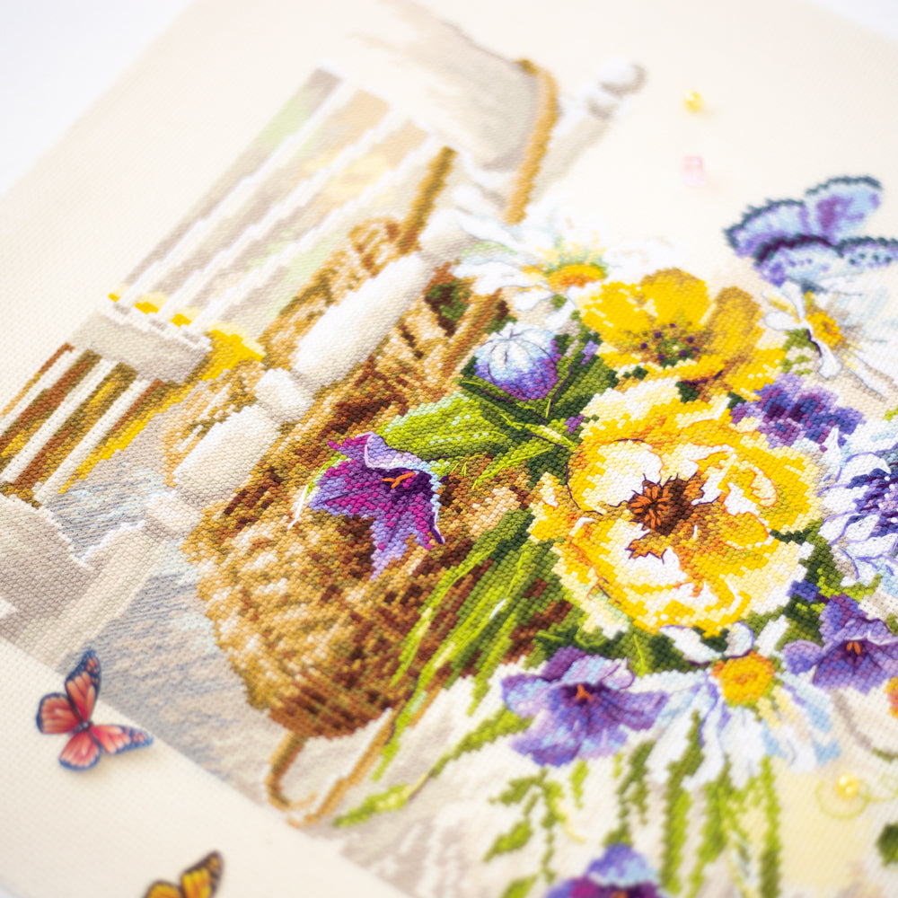Magic Needle Cross Stitch Kit - Summer Basket, 210-502