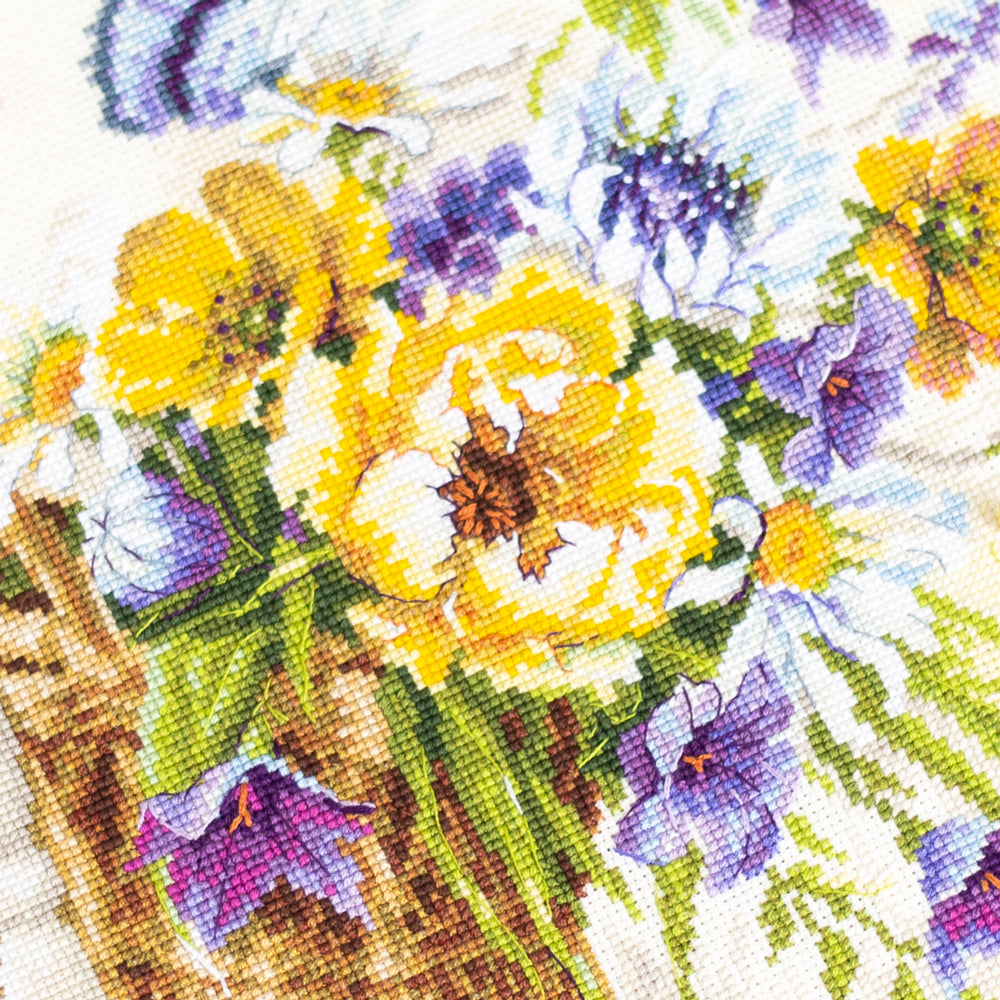 Magic Needle Cross Stitch Kit - Summer Basket, 210-502