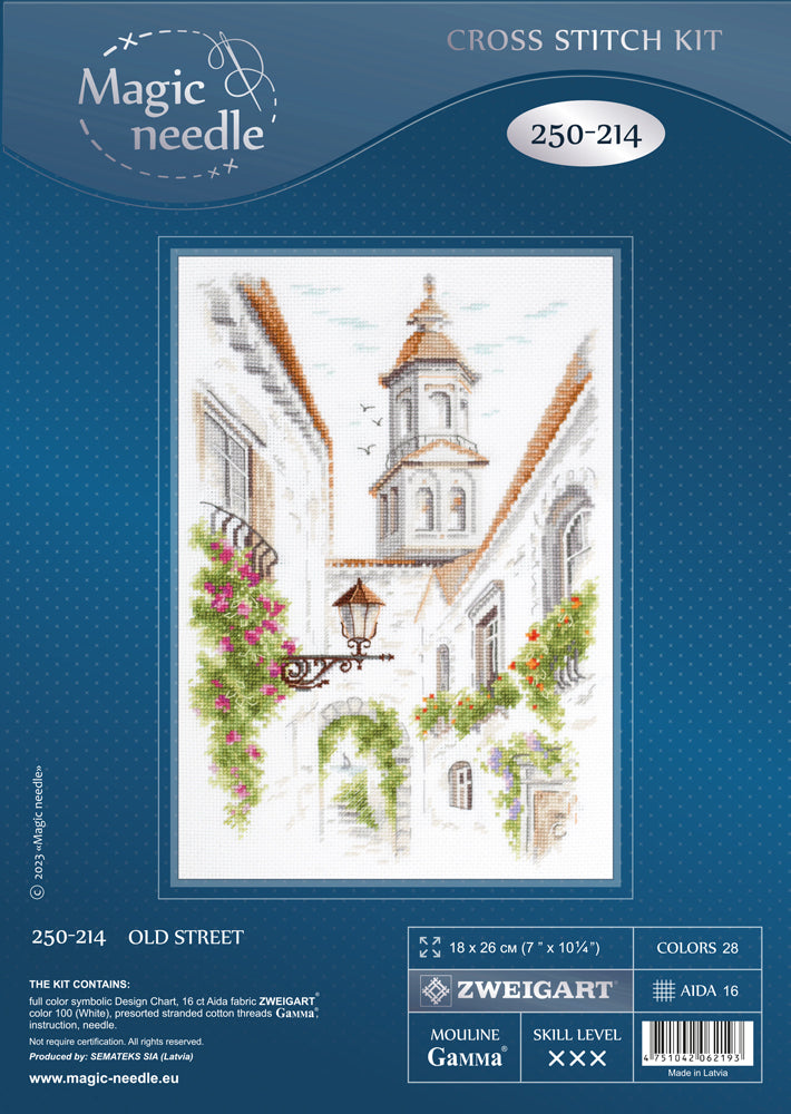 Magic Needle Cross Stitch Kit - Calle Antigua, 250-214