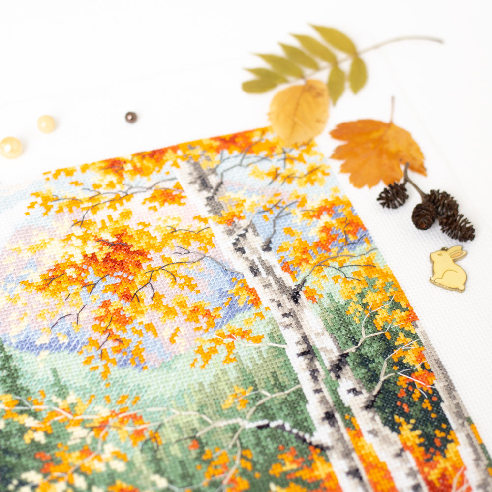 Magic Needle Cross Stitch Kit - Mountain Stream, 250-330