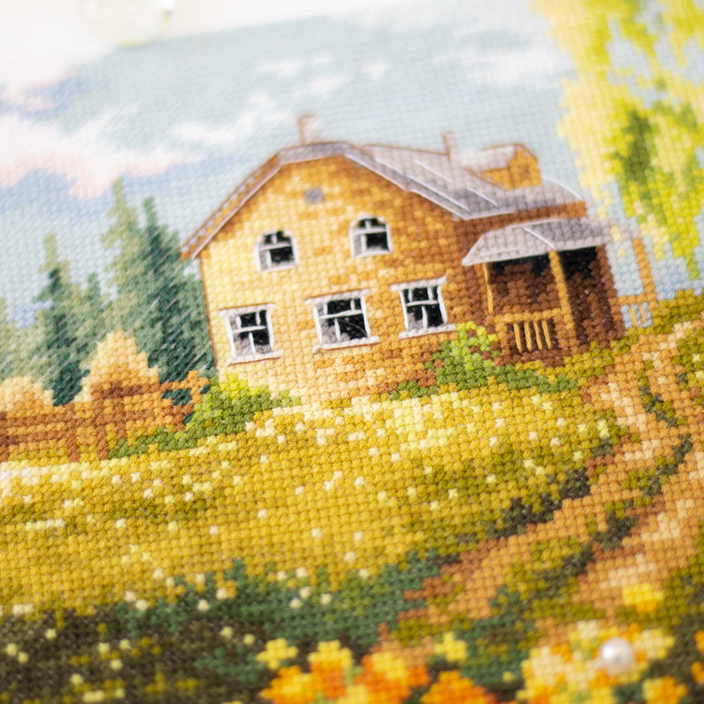 Magic Needle Cross Stitch Kit - La Charca del Pueblo, 250-331