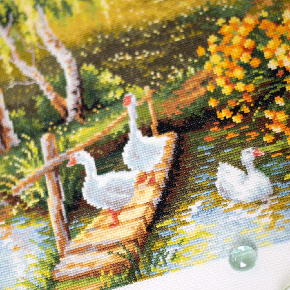 Magic Needle Cross Stitch Kit - La Charca del Pueblo, 250-331