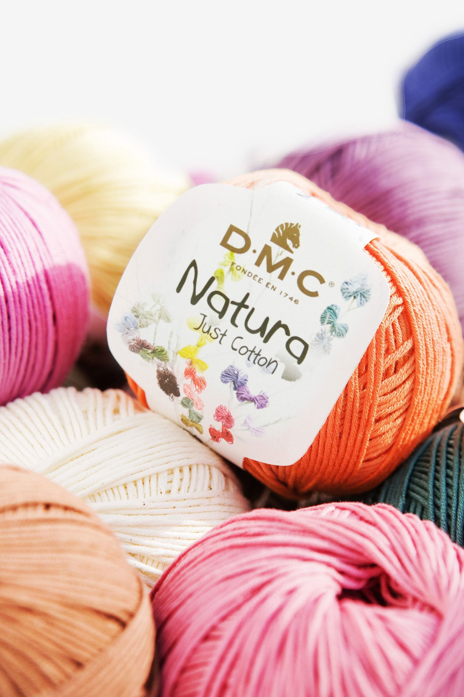DMC Natura Just Cotton - Threads for Knitting and Crochet 100% Cotton