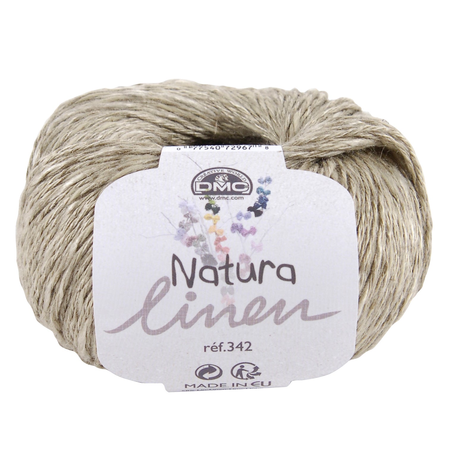 DMC Natura LINEN 342 Hilos para Tricot y Ganchillo 50g