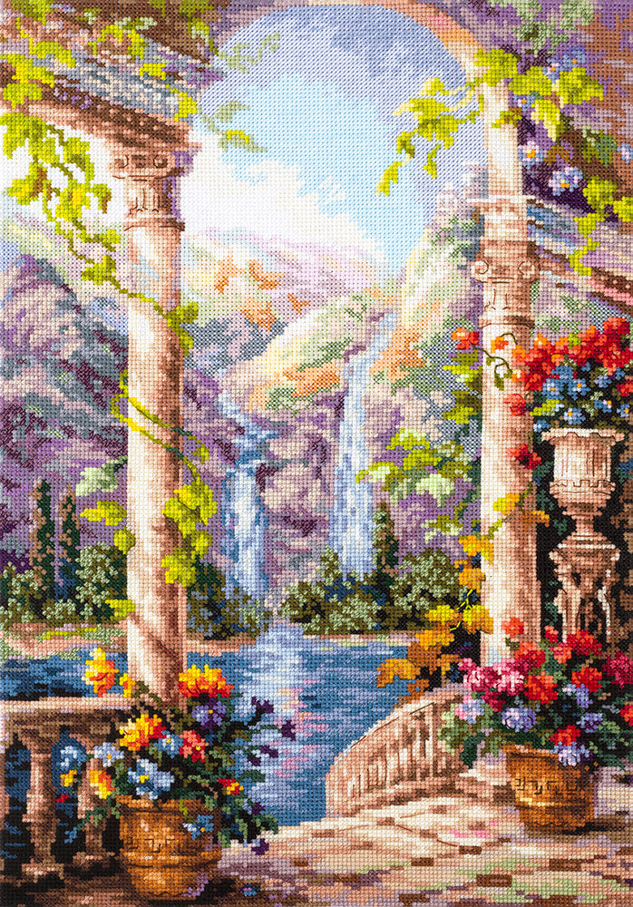 44-21 Fantastische Aussicht. Magic Needle Kreuzstichset