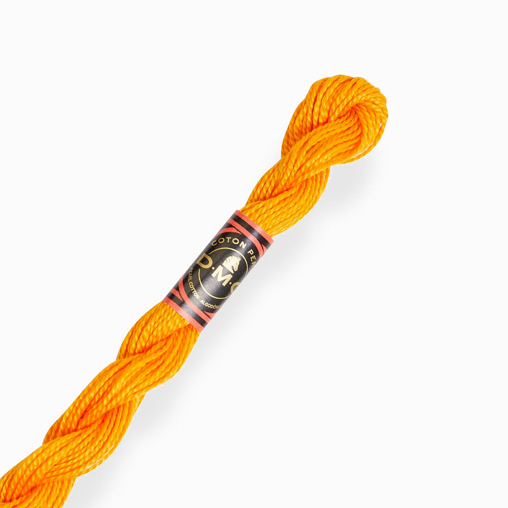 0741 Knäuel aus Perlbaumwolle, mittlere DMC-Stärke 5: Volumen und Relief für Stickereien