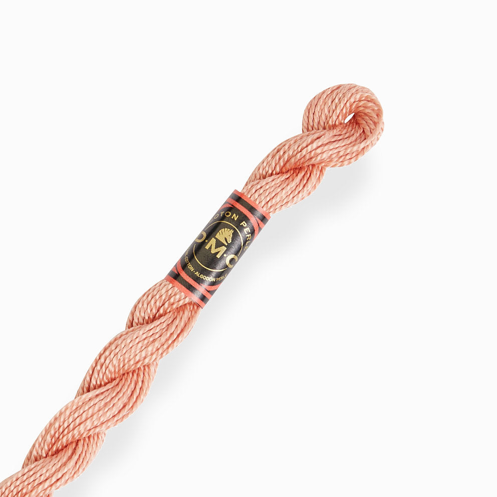 0758 Knäuel aus Perlbaumwolle, mittlere DMC-Stärke 5: Volumen und Relief für Stickereien