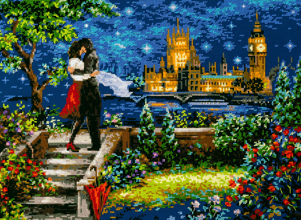 Date In London. Kit de Punto de Cruz Magic Needle 550-767