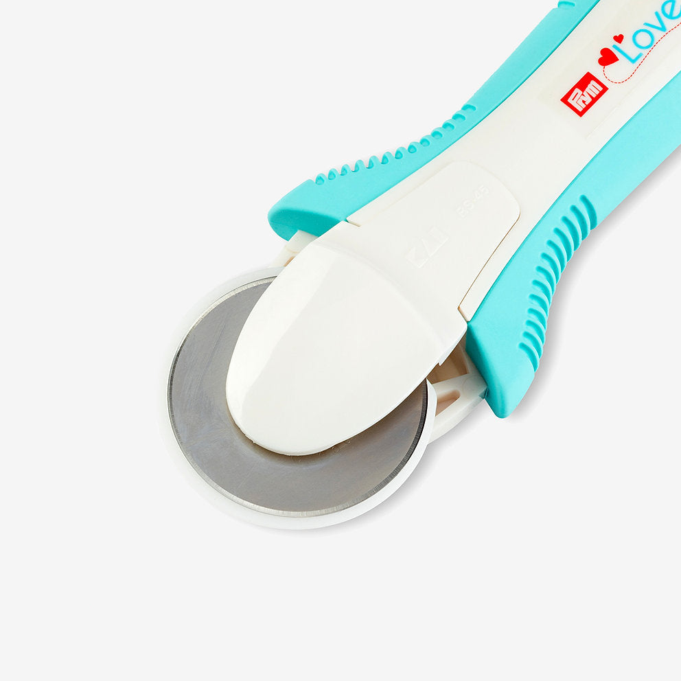 Cortador circular de 45 mm - 3 hojas de repuesto incluidas - ideal para cortar papel, cartón, cuero y plástico
