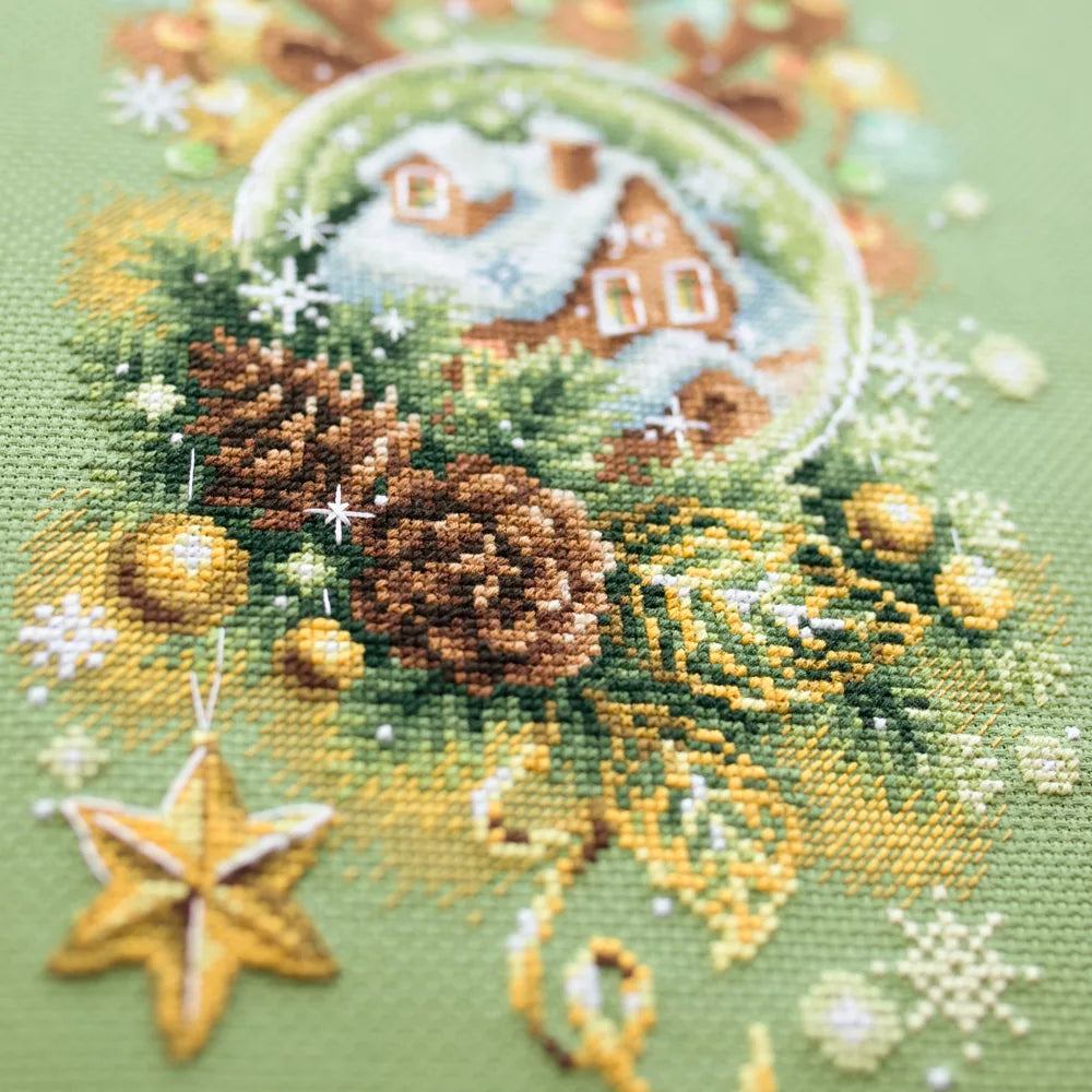 Kit de Punto de Cruz Luz de Navidad de Magic Needle