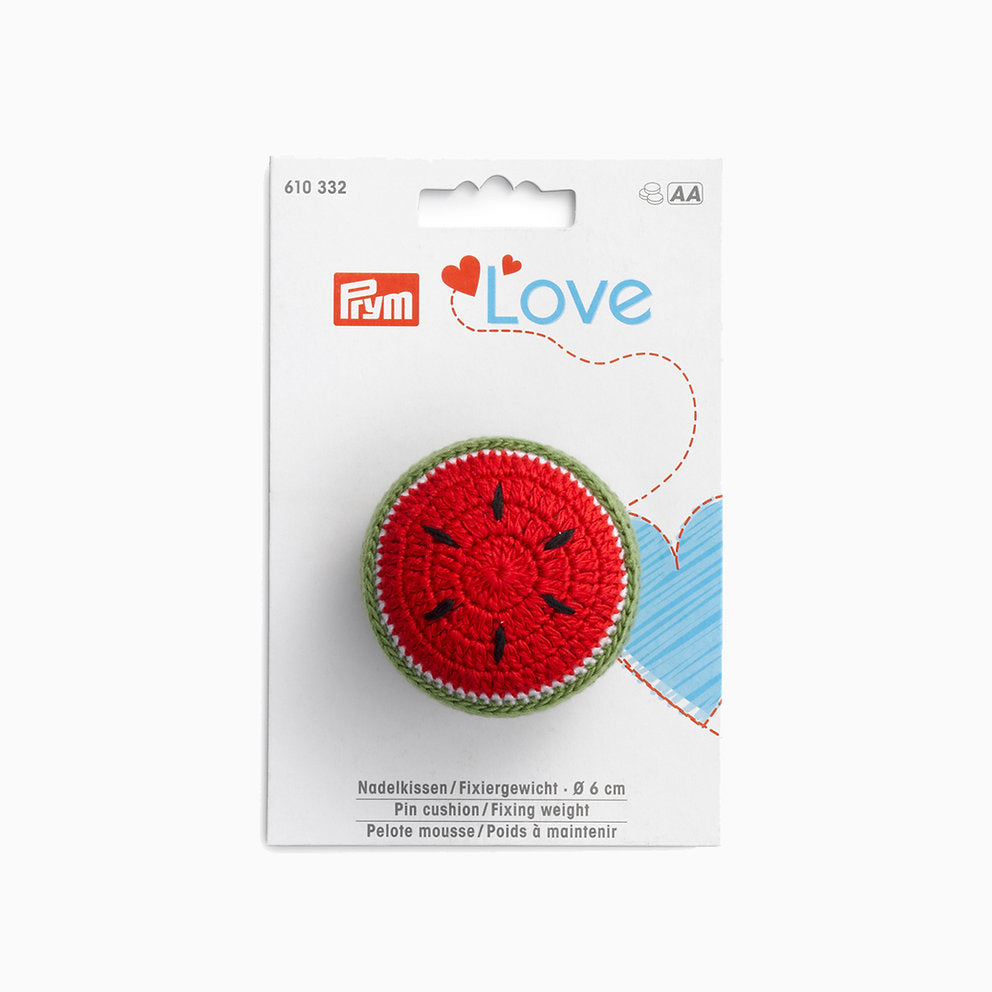 Alfiletero y Peso de Fijación Sandía Prym Love 610332