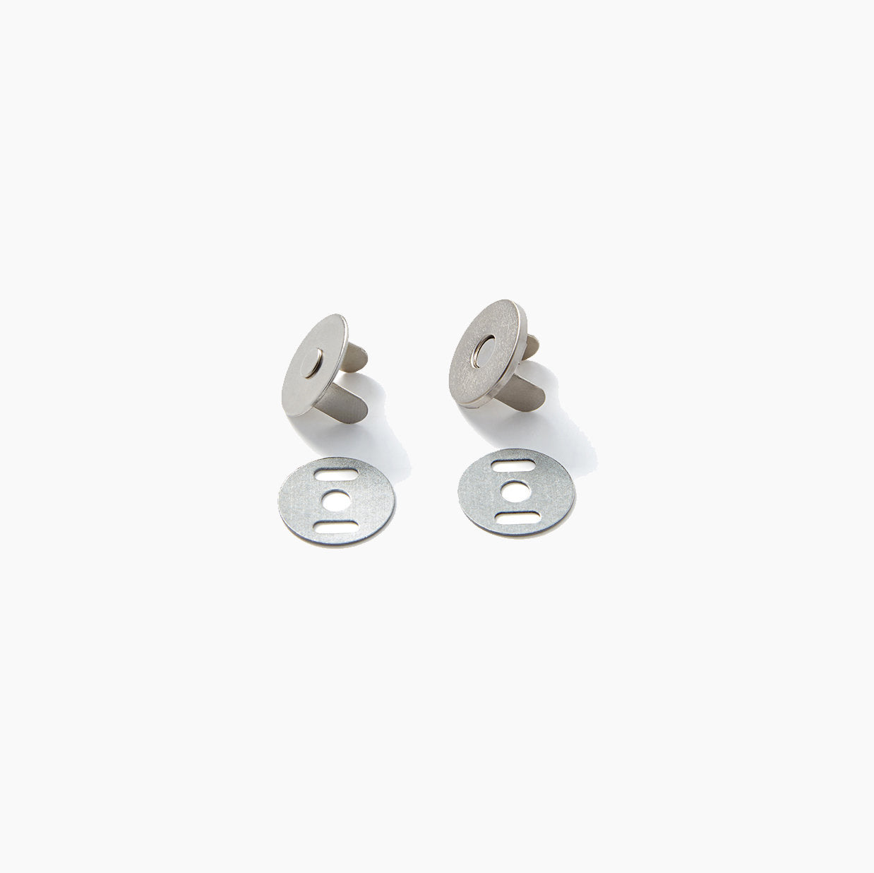 Silver magnetic clasp 19mm Prym 416480 for elegant bags and wallets