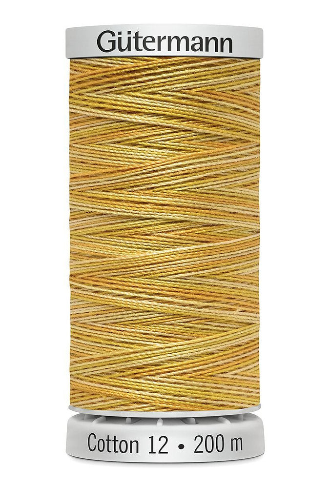 4002 Gütermann Baumwollgarn für Maschinenstickerei – Stärke 12, 200 m
