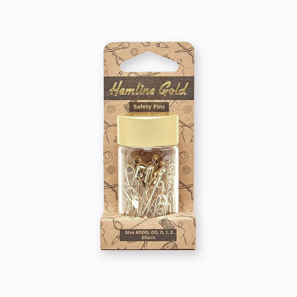 Hemline Gold verschiedene Sicherheitsnadeln 415.99.GD.HG