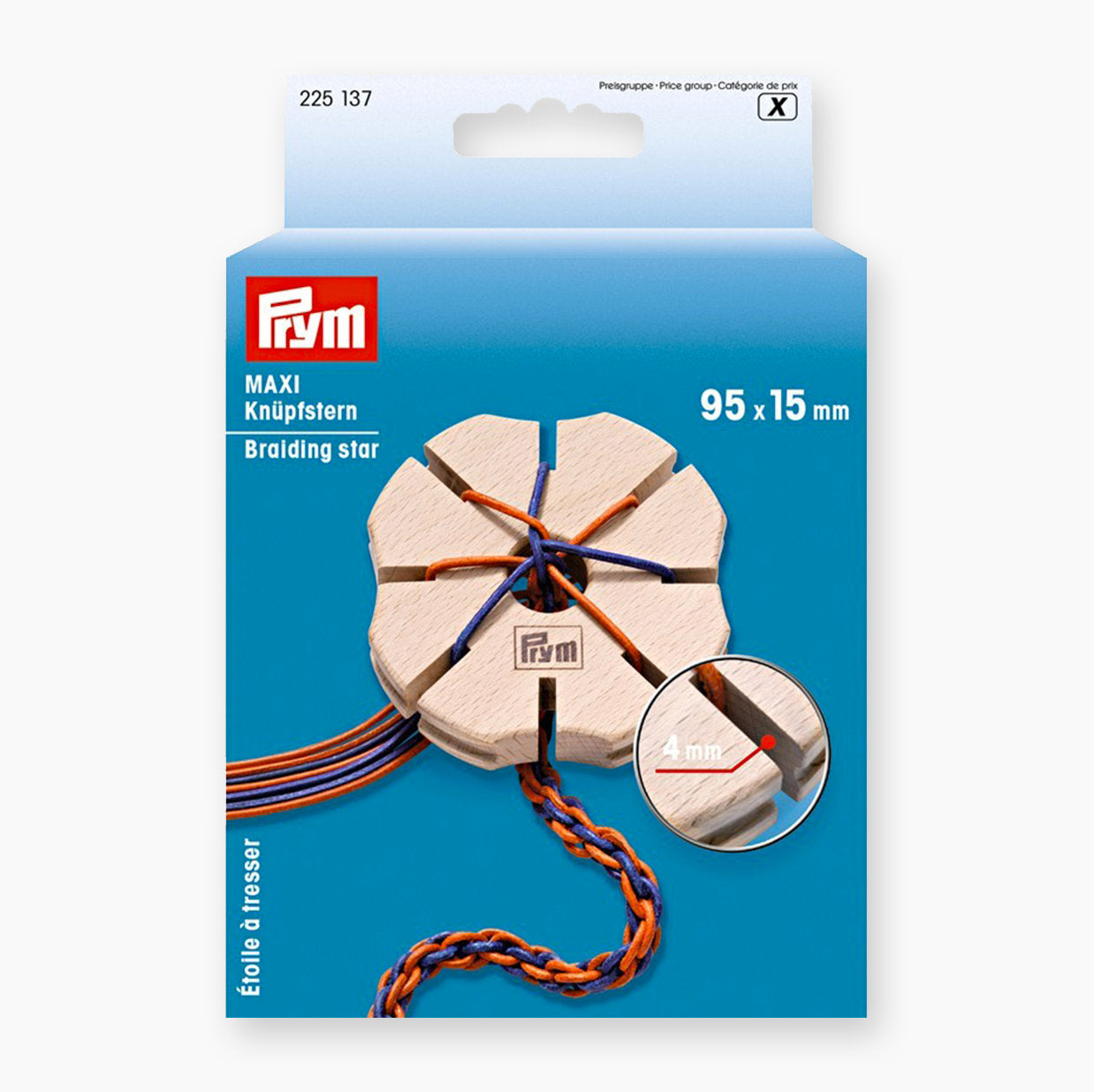 Prym MAXI Flechtstern-Bastelwerkzeug 225137