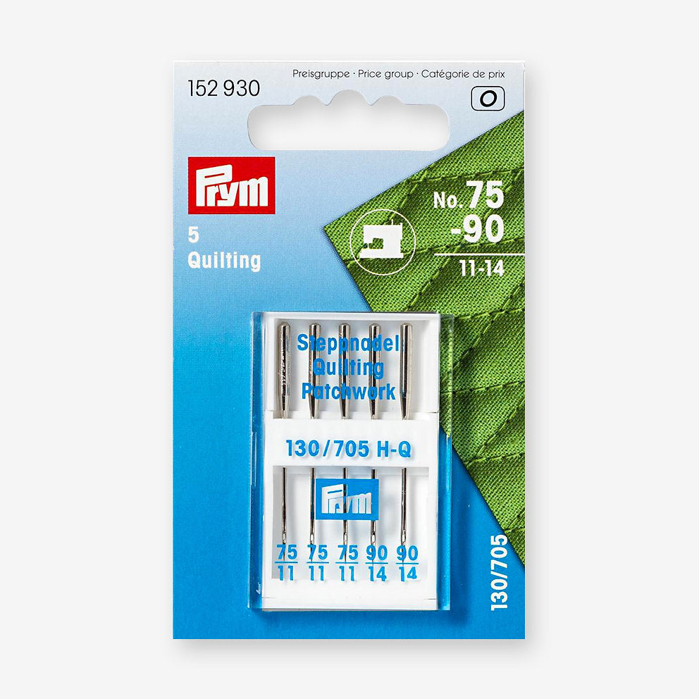 Quilt-Nähmaschinennadeln Prym 130/705 Nr. 75-90 – 5er-Pack