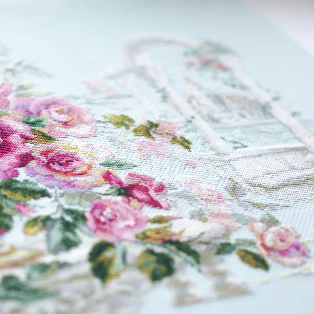 Kreuzstich-Kit. 110-011 Rosen für die Herzogin. Magische Nadel