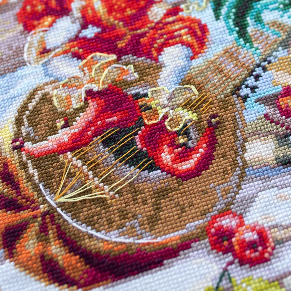 Kit de Punto de Cruz. 528-555 Carnaval de Venecia. Magic Needle
