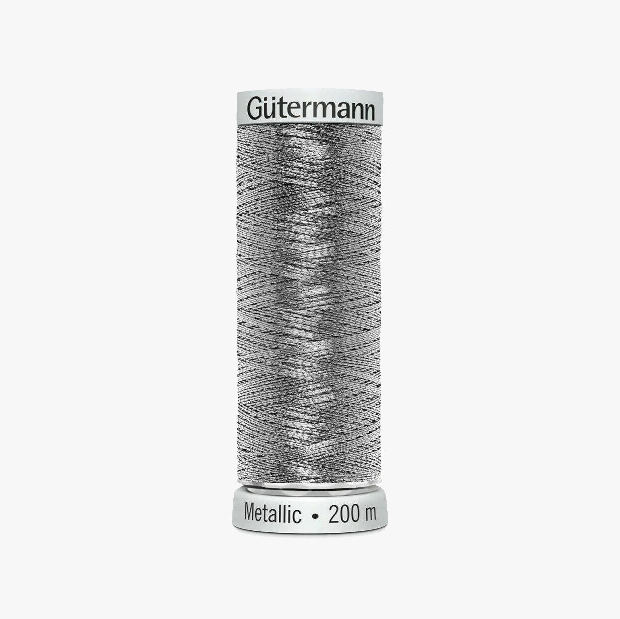 7009 Hilo Metálico Gutermann de 200m - Efecto Metálico para Costuras Decorativas y Bordados a Máquina
