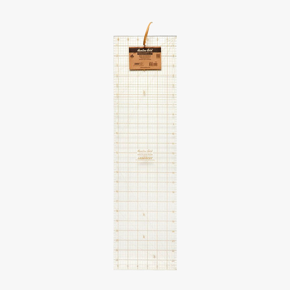 Regla para Patchwork Hemline Gold: Precisión y Funcionalidad en tus Proyectos de Costura 4188.HG