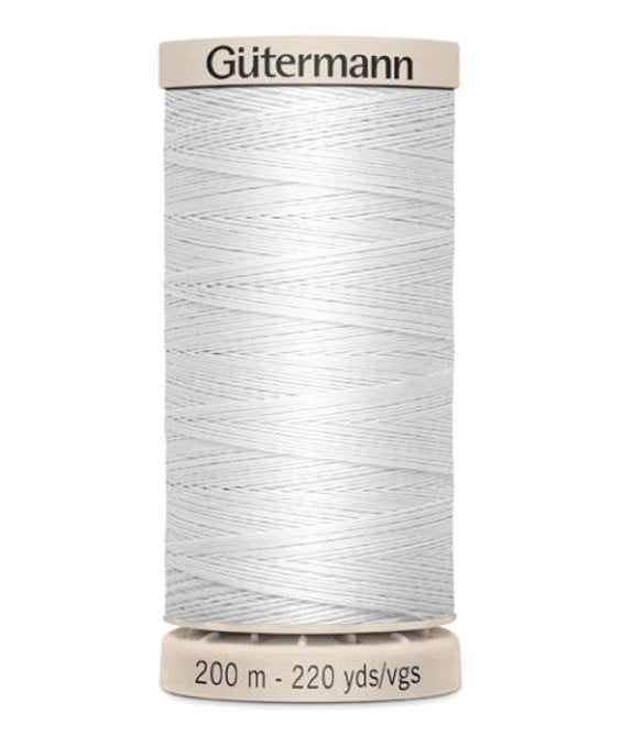 5709 Blanco Hilo para acolchado a mano Gütermann Sulky 200m