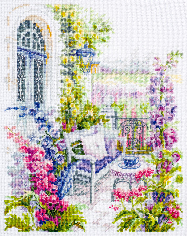 Kreuzstichset. Gemütliche Terrasse – Magic Needle 210-067