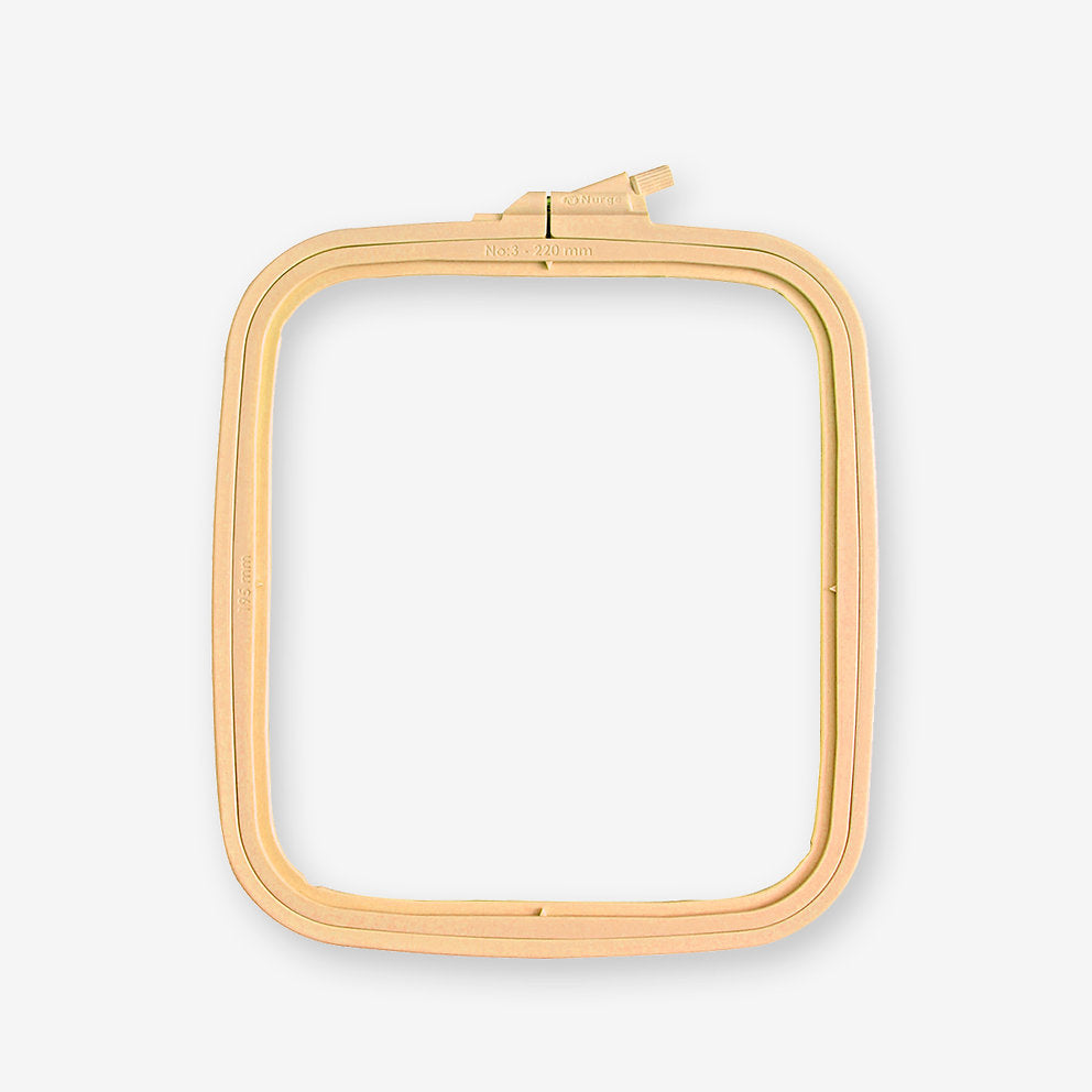 Nurge BEIGE Quadratischer Kunststoffrahmen - 4 Maßnahmen