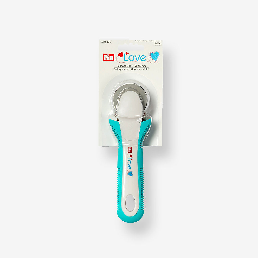 Cortador circular de 45 mm - 3 hojas de repuesto incluidas - ideal para cortar papel, cartón, cuero y plástico
