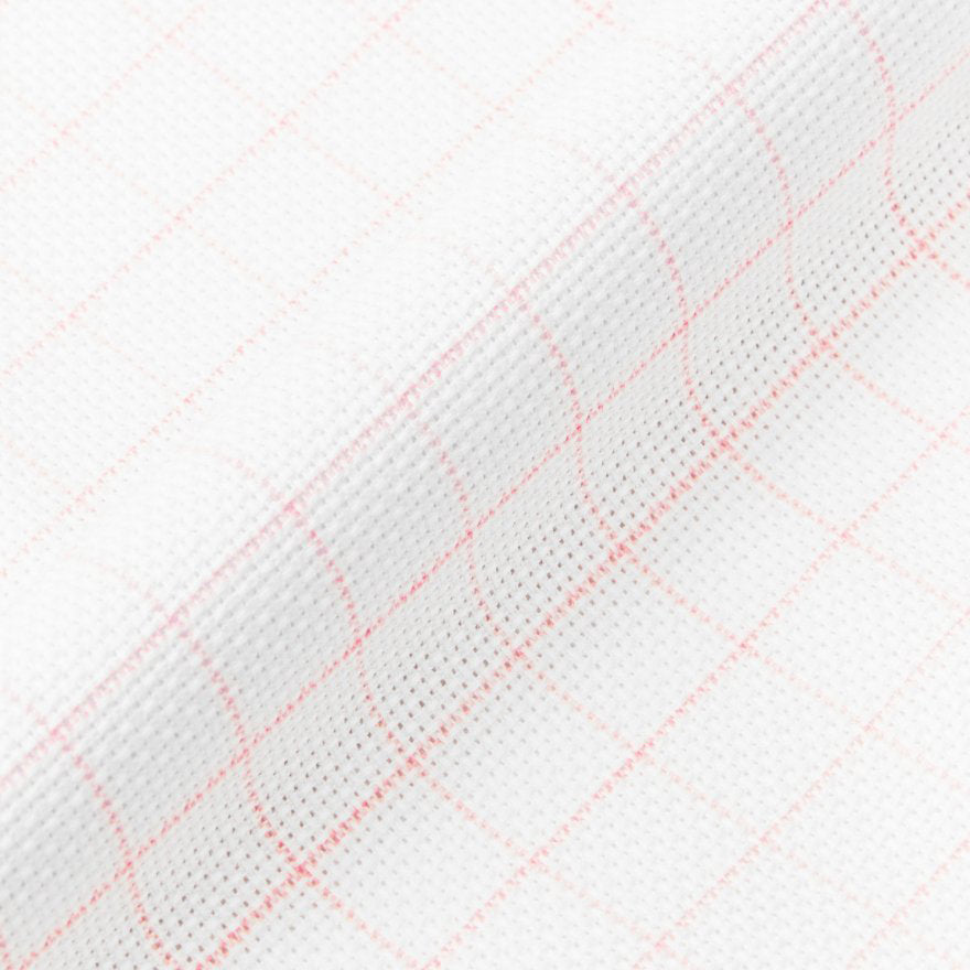 Tela DMC Aida 14ct. MAGIC GUIDE Premarcada color BLANCO
