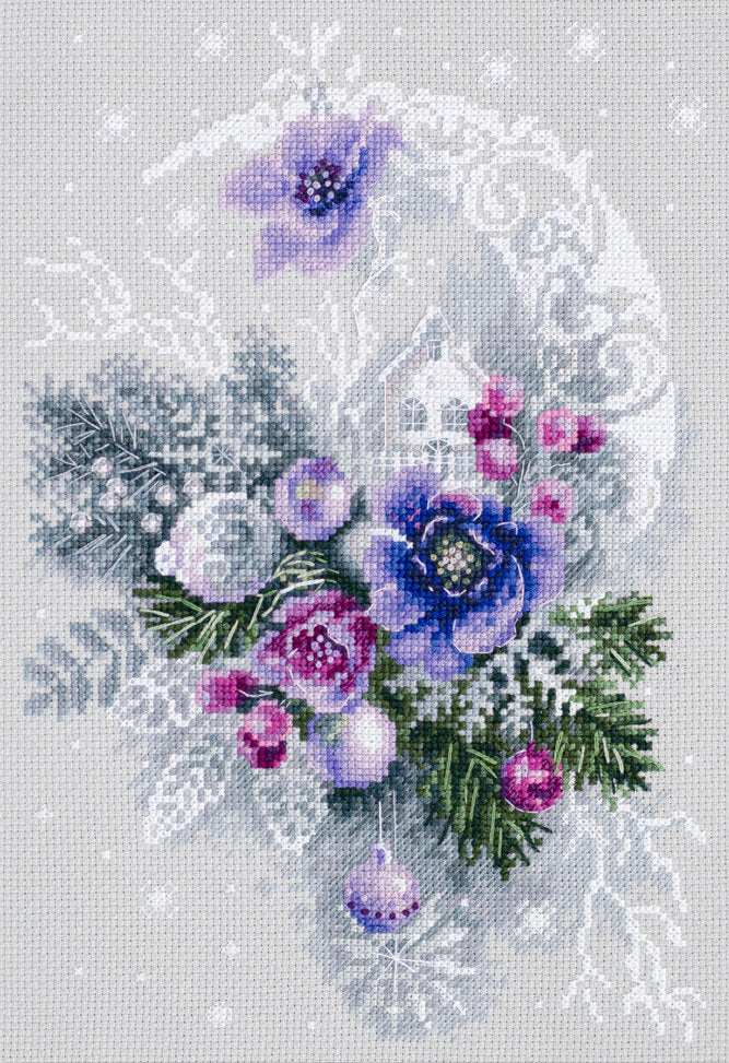 Frostiger Abend. Magic Needle Kreuzstichset 200-242