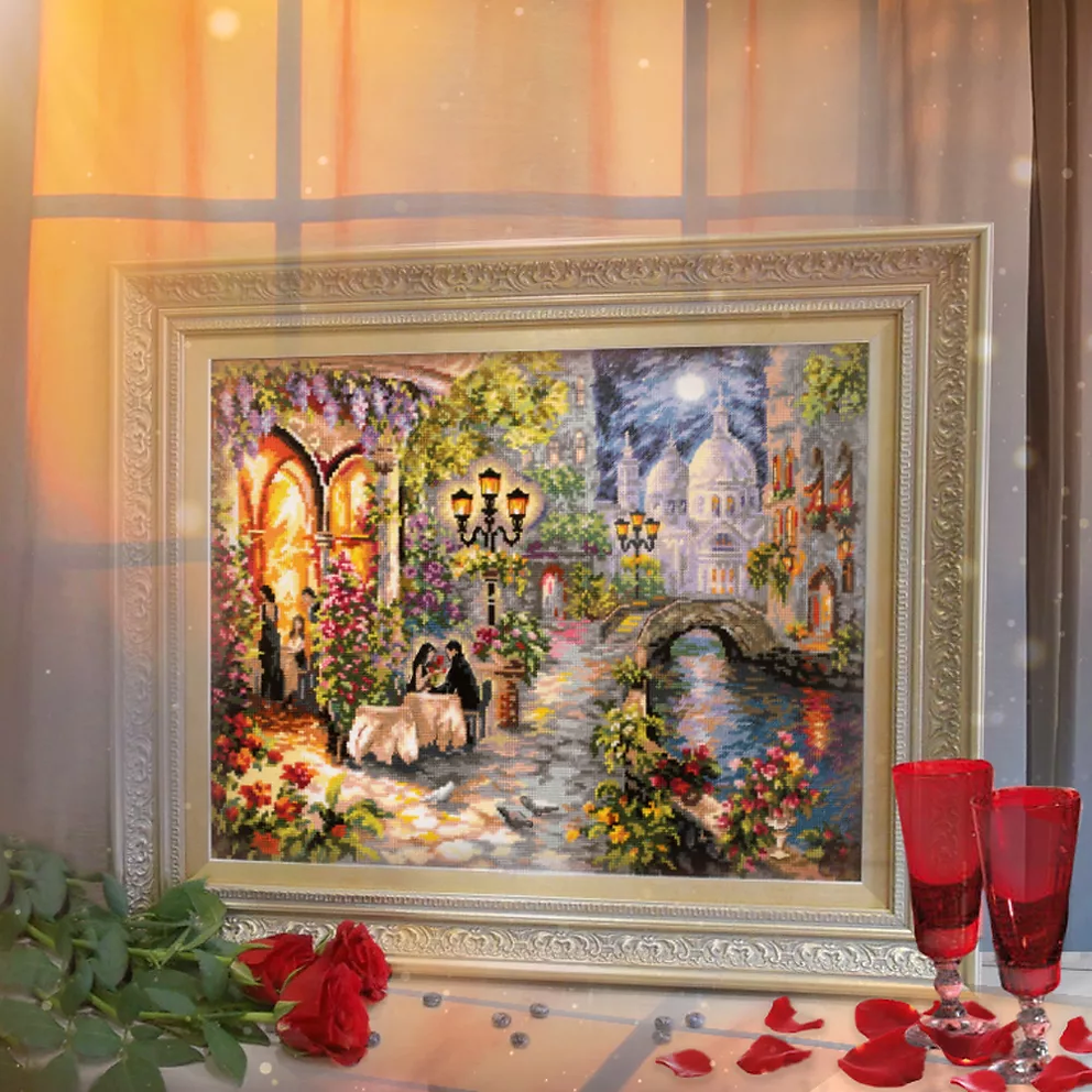 Kreuzstich-Kit. 110-081 Date Nacht. Magische Nadel
