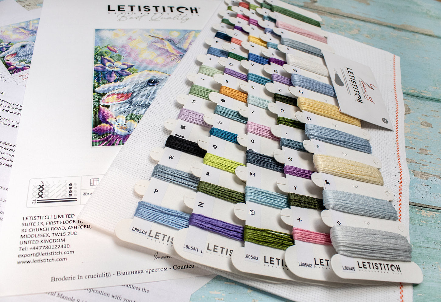 Kit de Punto de Cruz Esplendor de Verano - L8054 LETISTITCH