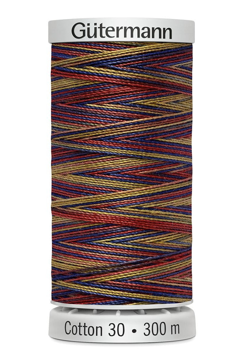 4108 Gütermann Cotton Threads. Ideal for Machine Embroidery - Thickness 30 / 300 m